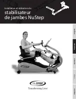 Preview for 9 page of Nustep Leg Stabilizer How To Install And Use