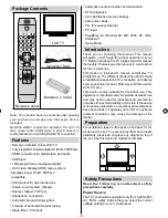 Предварительный просмотр 3 страницы NuTech lcd32860 Operating Instructions Manual