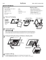 Предварительный просмотр 7 страницы NuTone 026715230112 Installation Manual