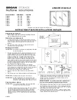 Предварительный просмотр 5 страницы NuTone 740589 Instructions For Wall-Mount Installations