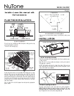 Preview for 2 page of NuTone 744LEDNT Instructions Manual