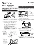 Preview for 2 page of NuTone 745BNNT Instructions Manual