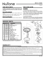 Preview for 4 page of NuTone 745BNNT Instructions Manual