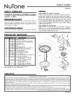 Preview for 8 page of NuTone 745BNNT Instructions Manual