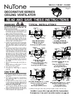 Preview for 1 page of NuTone 754RBNT Instructions Manual