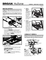 Предварительный просмотр 2 страницы NuTone 765H110L Installation Manual