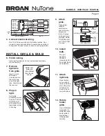 Предварительный просмотр 3 страницы NuTone 765H110L Installation Manual