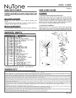 Preview for 4 page of NuTone 773BNNT Quick Start Manual