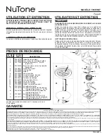 Предварительный просмотр 8 страницы NuTone 778WHNT Instructions Manual