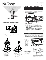 Preview for 2 page of NuTone 791LEDNT Quick Start Manual