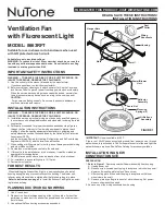 Preview for 1 page of NuTone 8663RFT Instruction Manual