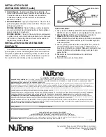 Preview for 4 page of NuTone 8832SA Installation Instructions