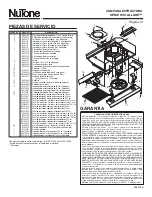 Preview for 12 page of NuTone ALLURE WS1 SERIES Instructions Manual