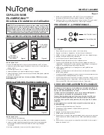 Предварительный просмотр 3 страницы NuTone AMERICANA LA552RW Installation & Operating Instructions Manual