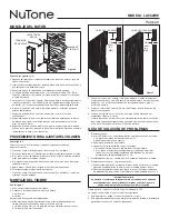 Предварительный просмотр 6 страницы NuTone AMERICANA LA552RW Installation & Operating Instructions Manual