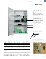 Предварительный просмотр 9 страницы NuTone Avanti Corner Cabinet Brochure