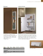 Предварительный просмотр 33 страницы NuTone Avanti Corner Cabinet Brochure