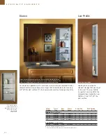 Предварительный просмотр 34 страницы NuTone Avanti Corner Cabinet Brochure