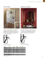 Предварительный просмотр 35 страницы NuTone Avanti Corner Cabinet Brochure