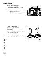 Preview for 14 page of NuTone BBN3306SS Installation Use & Care Instructions