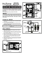 Предварительный просмотр 1 страницы NuTone BK240LWH Instructions