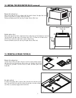 Предварительный просмотр 9 страницы NuTone CHIMNEY ARKEW43 Installation Use And Care Manual