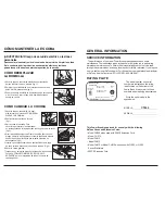 Preview for 3 page of NuTone CT600 Operating Instructions Manual