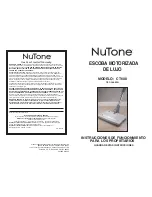 Preview for 8 page of NuTone CT600 Operating Instructions Manual