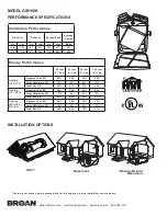 Preview for 2 page of NuTone GSHH3K Specification Sheet