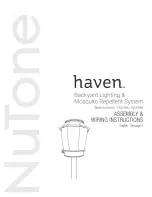 NuTone Haven HVLFABL Assembly & Wiring Instructions preview