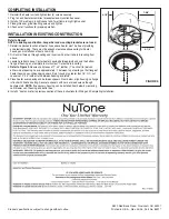 Preview for 2 page of NuTone Heat-A-Ventlite QT-9093 Series Installation Instructions