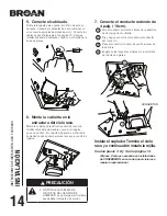 Предварительный просмотр 14 страницы NuTone inVent AE110SL Installation And Use & Care Instructions