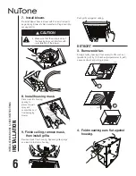 Предварительный просмотр 6 страницы NuTone InVent AERN110S Installation And Use & Care Instructions