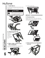 Предварительный просмотр 6 страницы NuTone InVent AERN110SL Installation And Use & Care Instructions