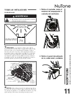 Предварительный просмотр 11 страницы NuTone InVent AERN110SL Installation And Use & Care Instructions