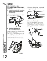 Предварительный просмотр 12 страницы NuTone InVent AERN110SL Installation And Use & Care Instructions