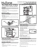 NuTone LA107WH Installation Instructions preview