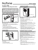 Предварительный просмотр 1 страницы NuTone LA223WH Installation & Operating Instructions