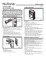 Preview for 1 page of NuTone LA224WH Installation & Operating Instructions Manual