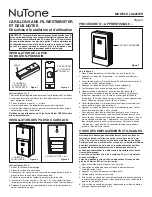 Preview for 3 page of NuTone LA225WH Installation & Operating Instruction