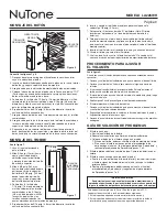 Preview for 6 page of NuTone LA226WH Installation & Operating Instructions Manual