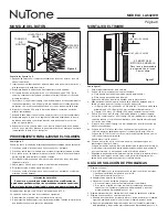 Preview for 6 page of NuTone LA542WH Installation & Operating Instructions Manual