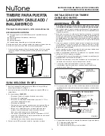 Предварительный просмотр 5 страницы NuTone la600wh Installation & Operating Instructions Manual