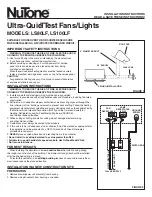 NuTone LS100LF Installation Instructions Manual предпросмотр