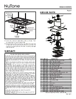 Preview for 9 page of NuTone NS54000 Series Manual