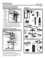 Preview for 12 page of NuTone NS54000 Series Manual