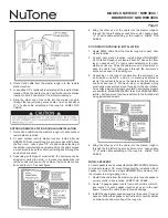 Preview for 6 page of NuTone nwh300 Instructions Manual