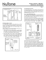 Preview for 7 page of NuTone nwh300 Instructions Manual