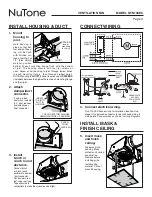 Предварительный просмотр 3 страницы NuTone QTN130EC Instructions Manual