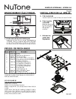 Preview for 8 page of NuTone QTREN090C Instructions Manual